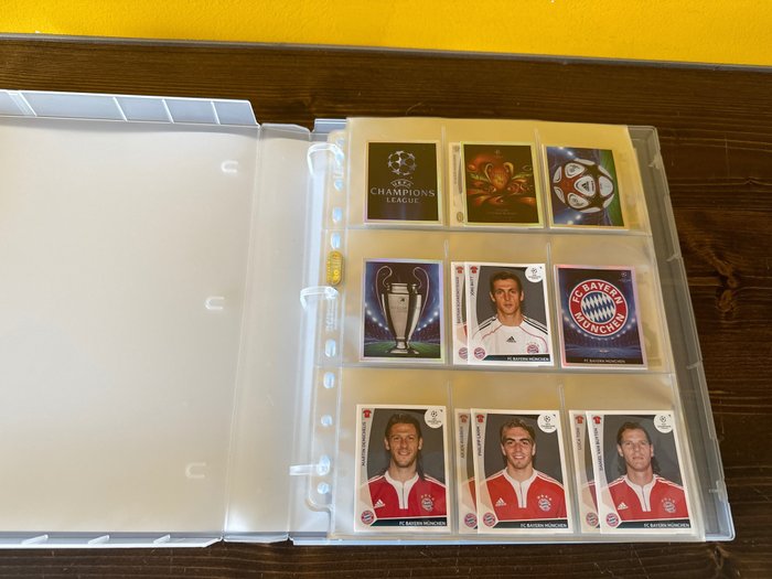 Panini - Champions League 2009/10 - Cristiano Ronaldo Lionel Messi - 1 Empty album + complete loose sticker set