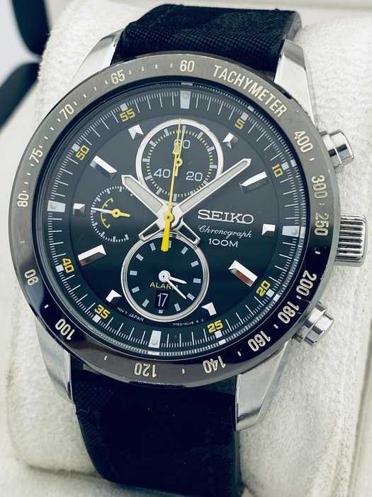 Seiko - Chronograph - Alarm - Date - Ingen mindstepris - 7T62-0HW0 - Mænd - 2011-nu