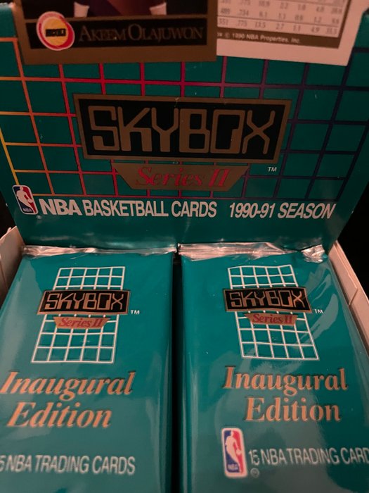 1990/91 Skybox NBA Series 1 and 2 - 10 Pack - Næsten så god som ny (NM)