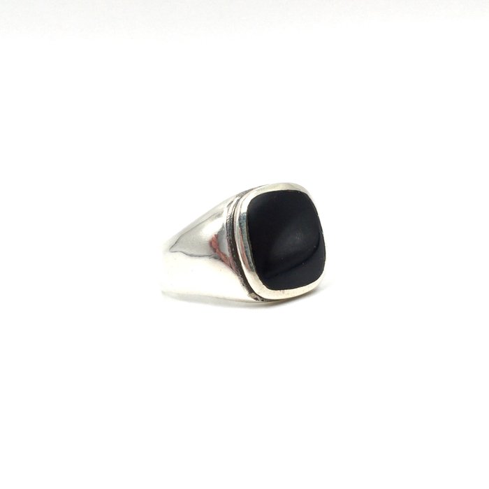 Ingen mindstepris - Ring Sølv Onyx - 925 - signetring