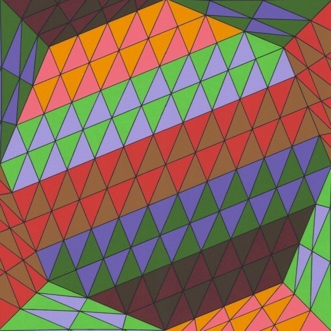 Victor Vasarely (1906-1997) - Heisenberg