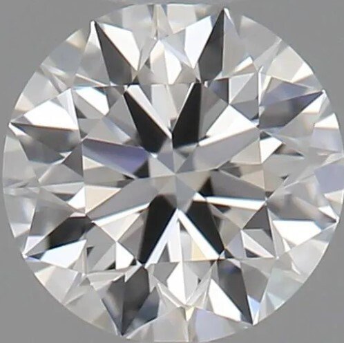 1 pcs Diamant  (Natur)  - 0.41 ct - Rund - E - IF - Gemological Institute of America (GIA) - *3EX*