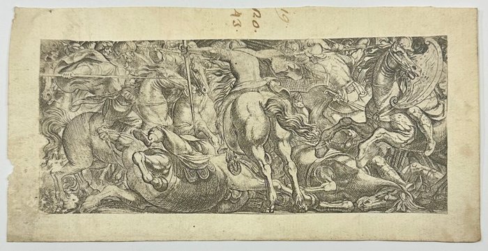 Antonio Tempesta (1555-1630) - Battle Scene (Cavalry Engagement)