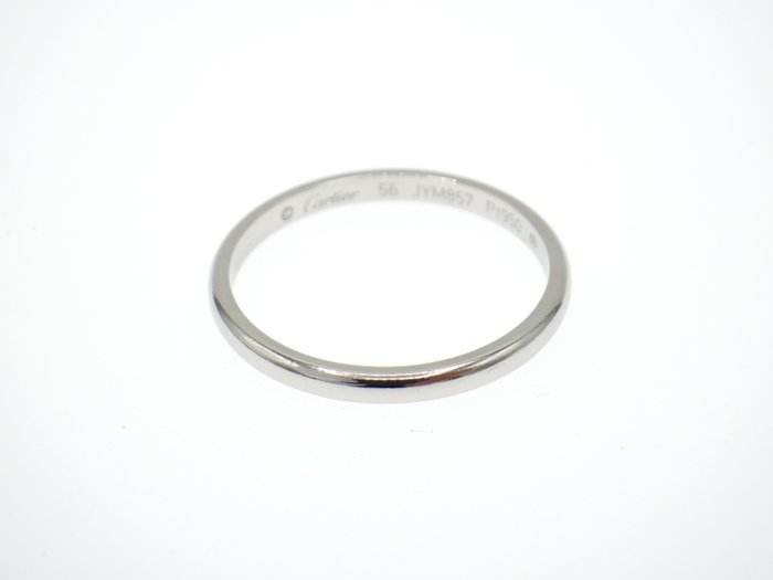 Ingen mindstepris - Cartier - Ring - 1895 Wedding Platin, PT950 - Boks