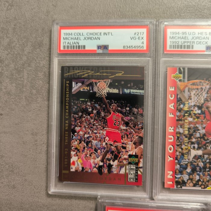 1989 to 1999 Upper Deck Michael Jordan  NBA players - PSA - 9 Graded card