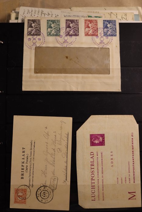 Holland 1872/1960 - Afhentning af postkort, postforsendelser og brevpapir osv. - Gratis fragt inden for Holland