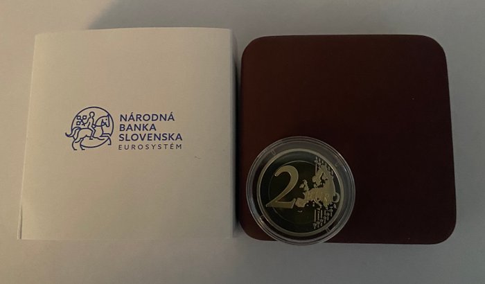 Slovakiet. 2 Euro 2022 "Steampower Engine" Proof  (Ingen mindstepris)