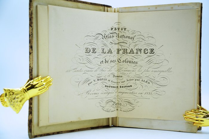 V. Monin - Petit Atlas National des départemens de la France et de ses Colonies - 1835