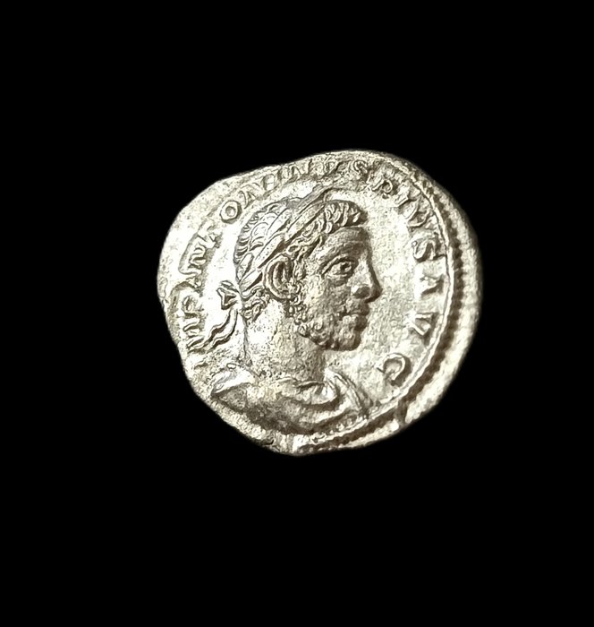 Romarriket. Elagabalus (AD 218-222). Denarius Roma  (Ingen mindstepris)