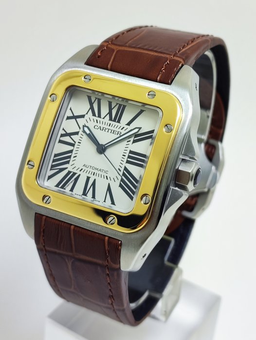 Cartier - Santos 100 Large - W20072X7 - Mænd - 2011-nu