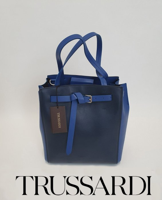 Trussardi - Gita handbag blue - Håndtaske