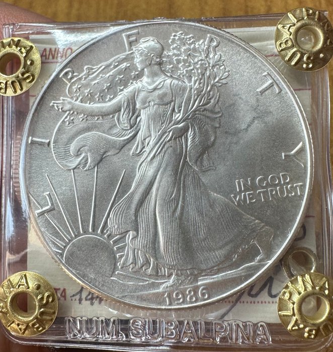 Förenta staterna. 1 Dollar 1986 "Liberty"  (Ingen mindstepris)