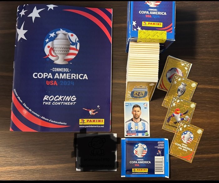 Panini - Copa America USA 2024 - 1 Empty album + complete loose sticker set