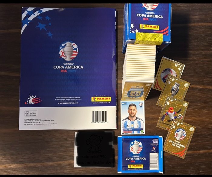 Panini - Copa America USA 2024 - 1 Empty album + complete loose sticker set