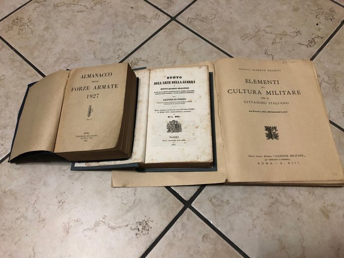 De Jomini - Sunto dell'arte della Guerra - Elementi di cultura militare per il cittadino italiano - Almanacco - 1855