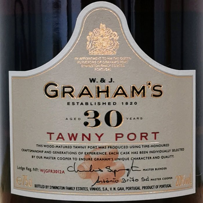 Symington, Graham's 30  10 Years Old Tawny - 10 years old Tawny, 30 years old Tawny -  Porto  - 2 Flasker (0,75 L)