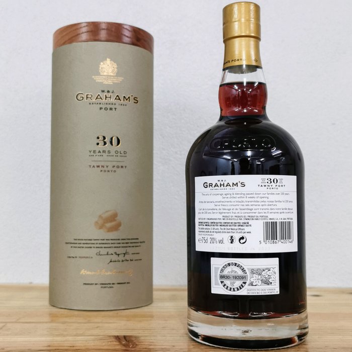 Symington, Graham's 30  10 Years Old Tawny - 10 years old Tawny, 30 years old Tawny -  Porto  - 2 Flasker (0,75 L)