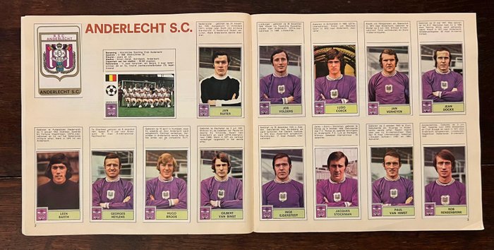 Panini - Football 1972/73 Belgium - 1 Complete Album