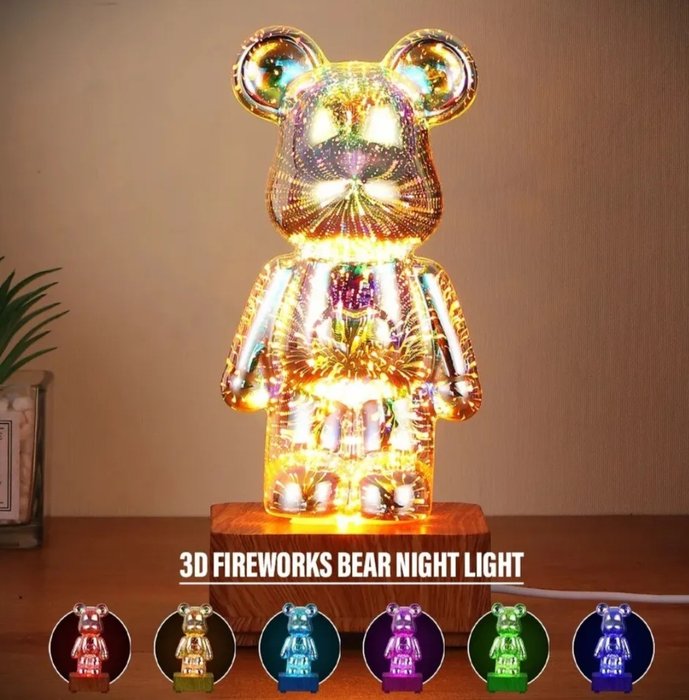 Ninjared (1985) - Bear luminous LED Gold 24k