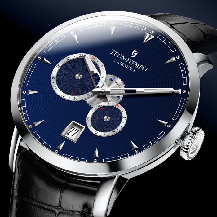 Tecnotempo - "Ingenious" - Blue Dial - Limited Edition 150PCS - - TT.ING.BL - Mænd - 2011-nu