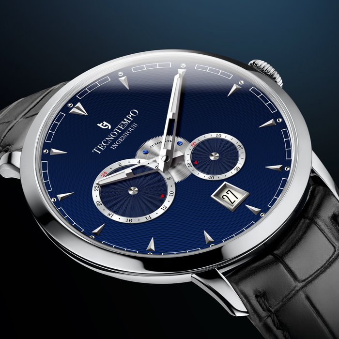 Tecnotempo - "Ingenious" - Blue Dial - Limited Edition 150PCS - - TT.ING.BL - Mænd - 2011-nu