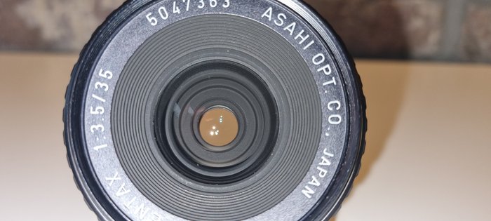 Asahi SMC PENTAX 3.5/35 +uv filter pallas + originele lensdoppen + originele tas Prime objektiv