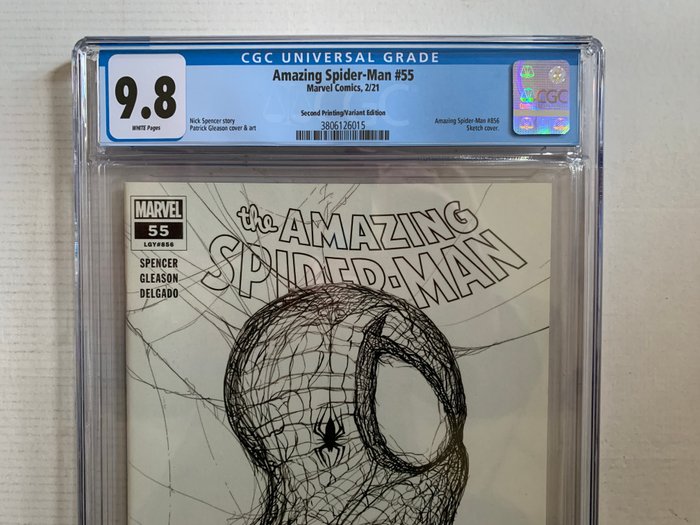 Amazing Spider-Man #55 - 2nd Print 1:50 Variant - 1 Graded comic - 2021 - CGC 9.8