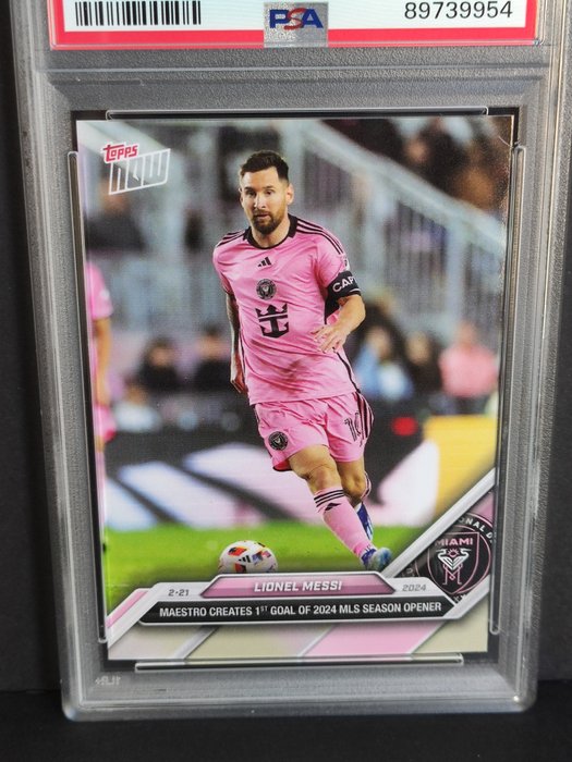 2024 Topps Now MLS Lionel Messi #1 PSA 10 - 1 Graded card