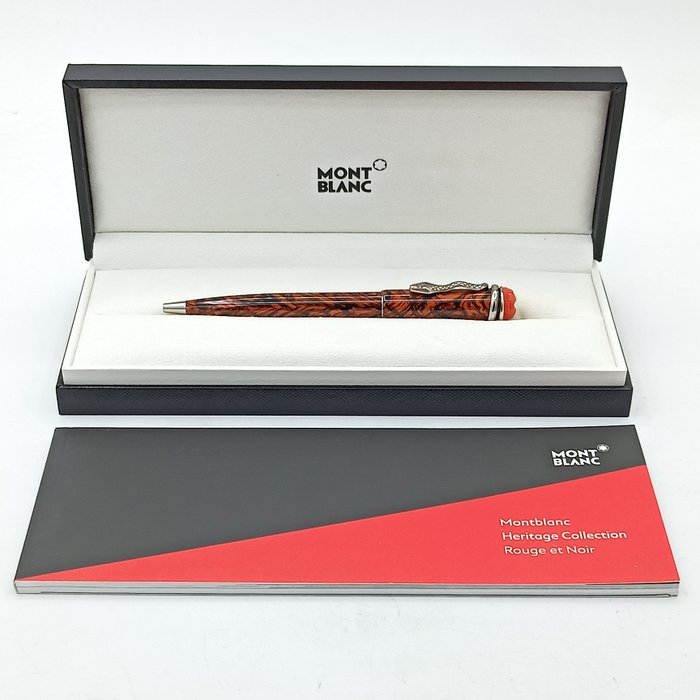 Montblanc - Montblanc Heritage Collection Rouge et Noir Edición Especial Serpent Marble - Kuglepen