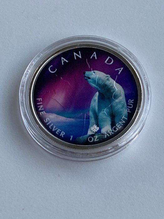 Canada 5 Dollars 2020 Polar Lights - Churchill Town 1 Oz (999)  (Ingen mindstepris)