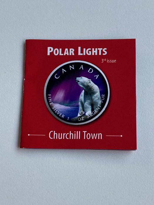 Canada 5 Dollars 2020 Polar Lights - Churchill Town 1 Oz (999)  (Ingen mindstepris)