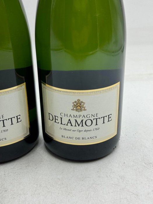 Delamotte - Champagne Blanc de Blancs - 2 Flasker (075 L)