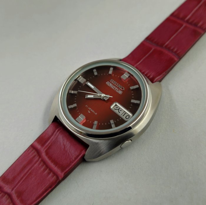 Seiko - Ingen mindstepris - Mænd - 5 Actus Cherry Dial 7019-7350 (1975)