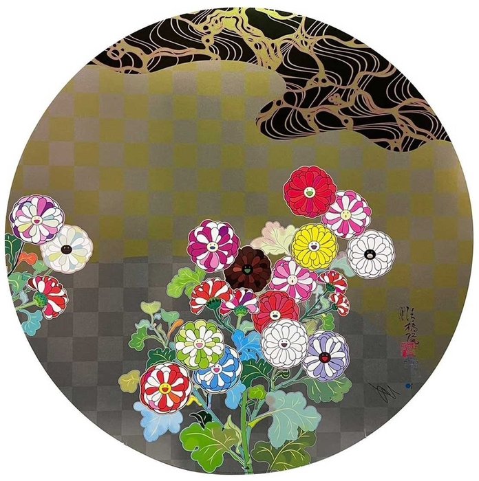 Takashi Murakami (1962) - Korin Flowers and Water