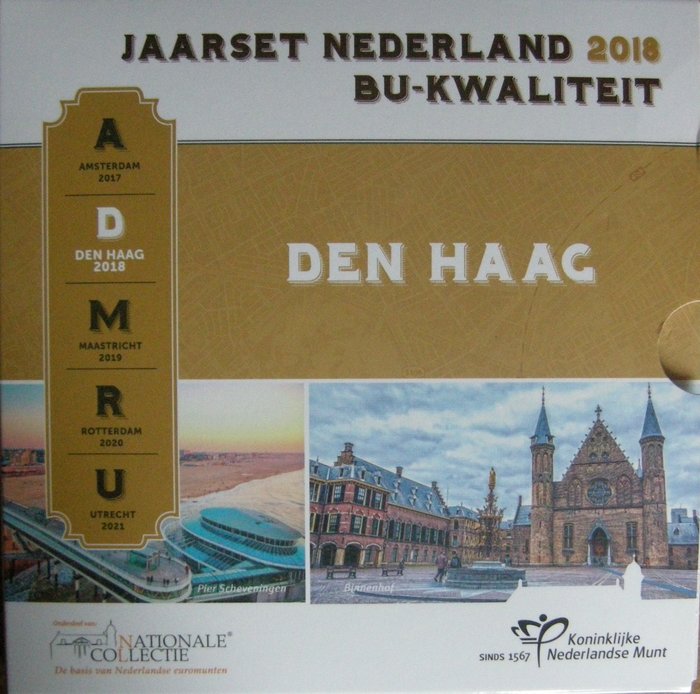 Holland. 2017/2021 'Nationale Collectie' (5 sets) + opbergmap  (Ingen mindstepris)