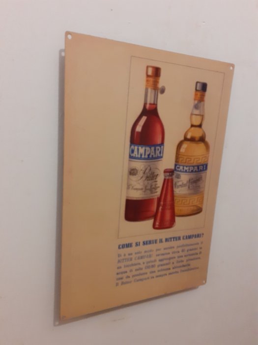 Davide Campari S.p.a Milano - ROLLI-Davide Campari S.p.a Milano - Reklameplakat - Jern