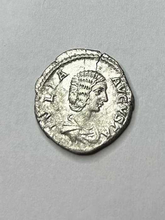 Romarriket. Julia Domna (Augusta, AD 193-217). Denarius  (Ingen mindstepris)