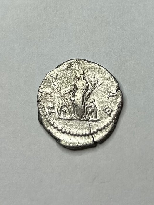 Romarriket. Julia Domna (Augusta, AD 193-217). Denarius  (Ingen mindstepris)