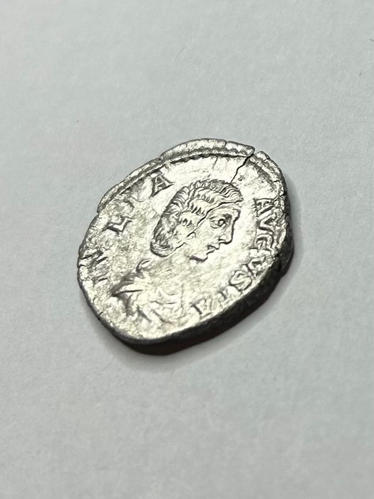 Romarriket. Julia Domna (Augusta, AD 193-217). Denarius  (Ingen mindstepris)