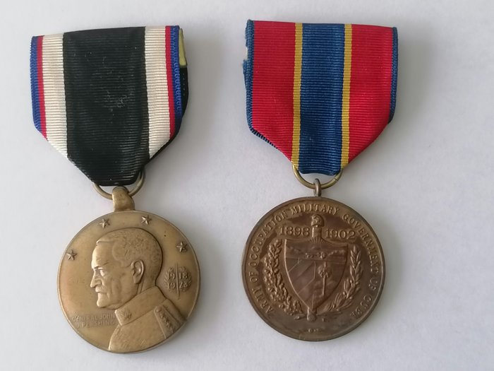 Amerikas Forenede Stater - Militærmedalje - America 2 Army of Occupation-medaljer