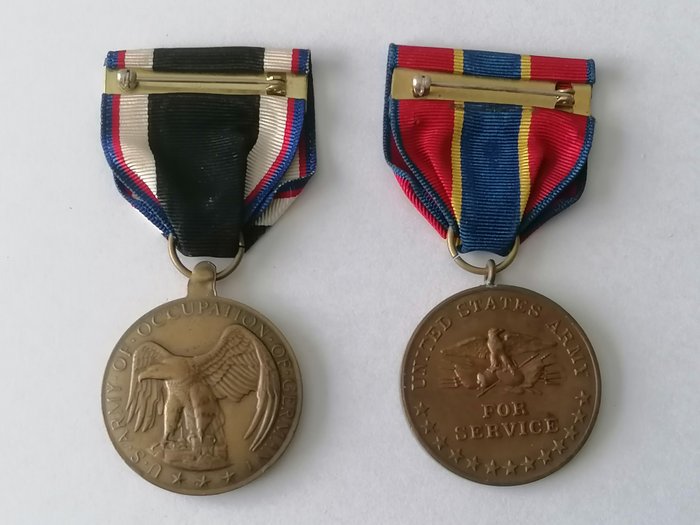 Amerikas Forenede Stater - Militærmedalje - America 2 Army of Occupation-medaljer