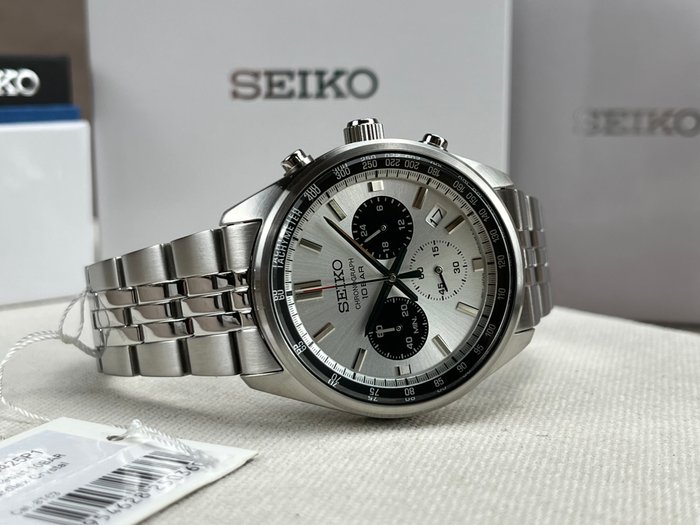 Seiko - Chronograph Date - Ingen mindstepris - SSB425P1 - Mænd - 2011-nu