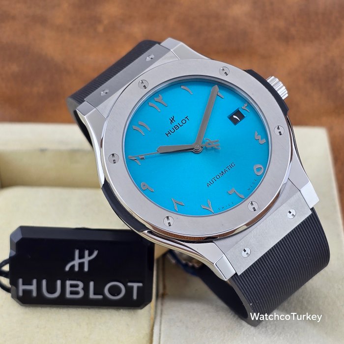 Hublot - Classic Fusion Sunray Turquoise Arabic Dial Ltd. Edit. Only 25 Pieces - Ref. 511.NX.7170.RX.SDQ21_02 - Mænd - 2022