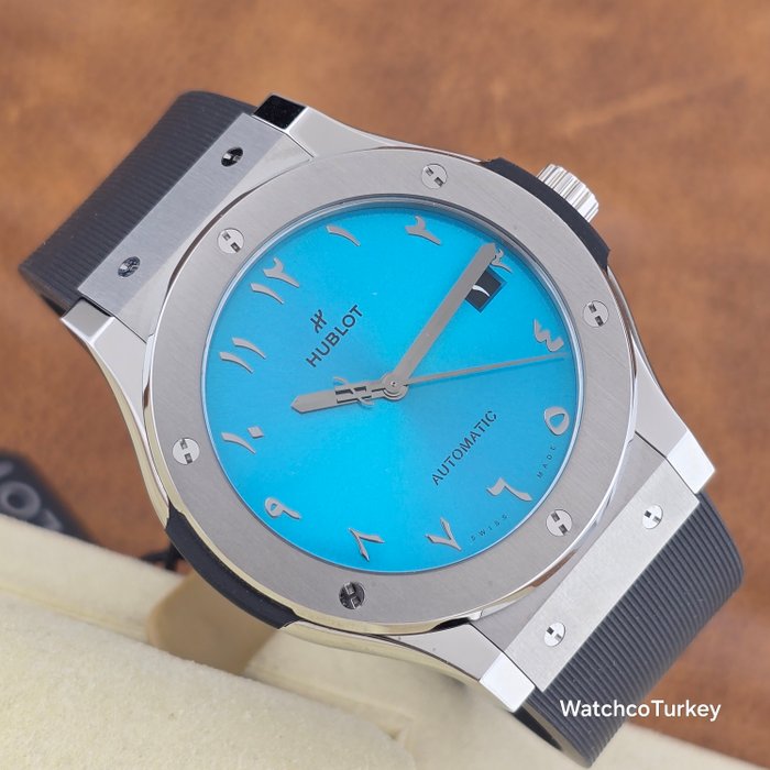 Hublot - Classic Fusion Sunray Turquoise Arabic Dial Ltd. Edit. Only 25 Pieces - Ref. 511.NX.7170.RX.SDQ21_02 - Mænd - 2022