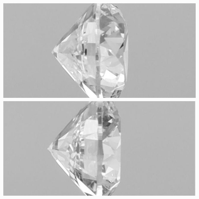 2 pcs Diamant  (Natur)  - 0.88 ct - Rund - I - SI2 - International Gemological Institute (IGI) - Premium diamanter X 2 stk