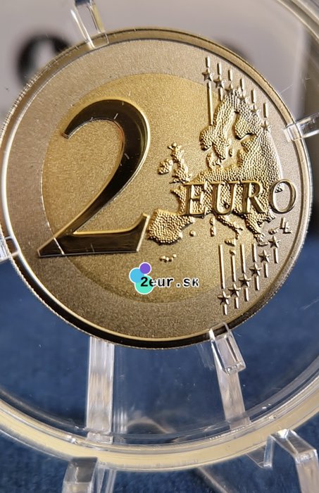 Frankrig. 2 Euro 2024 "La Tour Eiffel Danse - Polissage Inversée" Proof