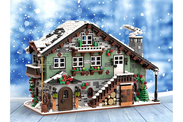 Lego - bricklink - 910004 - Exclusive  rare! Lego 910004 winter chalet - Holland