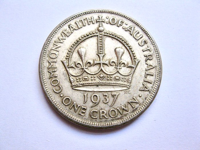 Australien. George VI. 1 Crown 1937  (Ingen mindstepris)