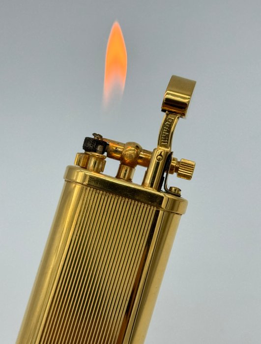 Dunhill - Unique gas XL Gold Plated 70's - Bordlighter - Forgyldt