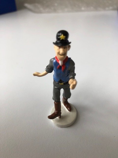 Tintin - Figurine Moulinsart 46519 - "Sheriff " - Carte de voeux 1972 - 1 Album - 2018